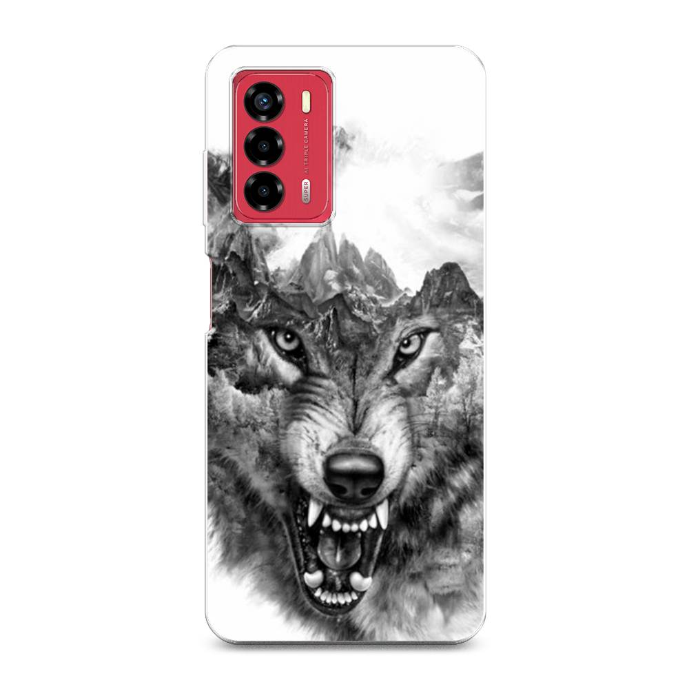 

Чехол Awog на ZTE Blade V40 Vita / ЗТЕ Блэйд V40 Vita "Волк в горах", Разноцветный, 135650-1