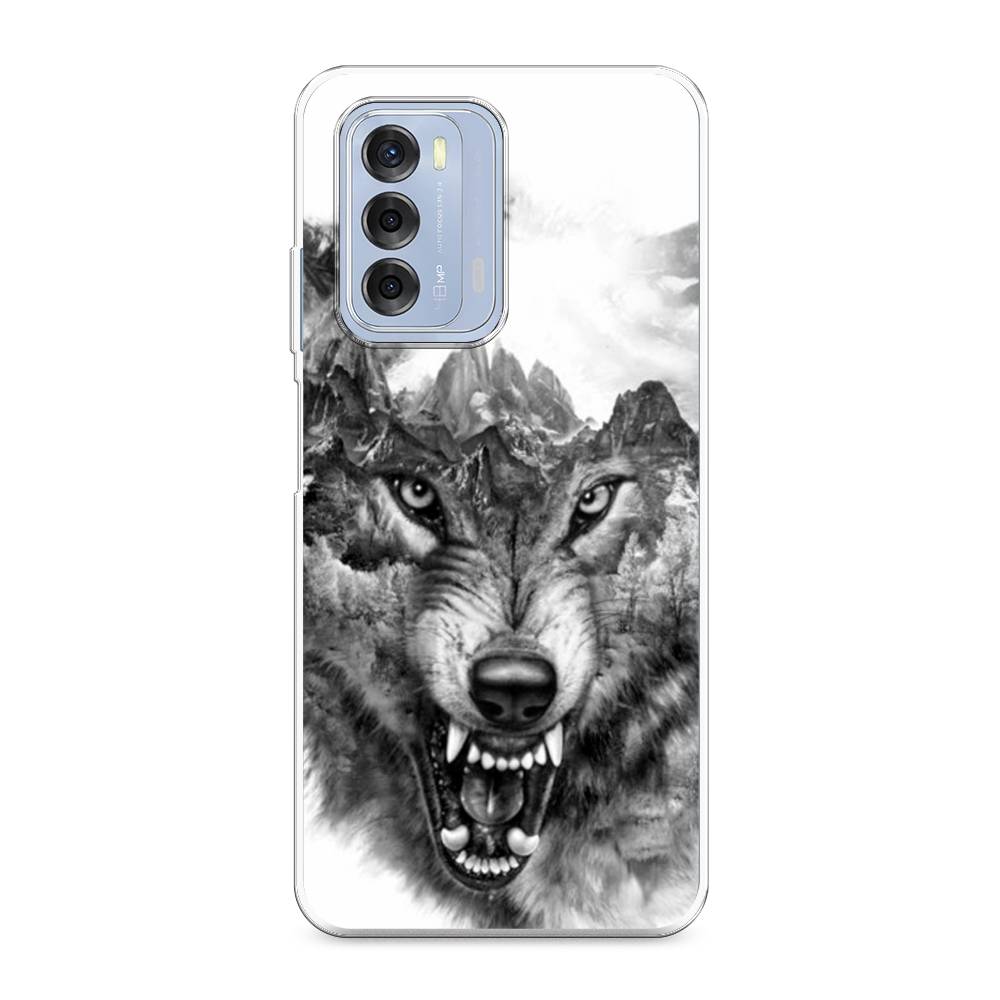 

Чехол Awog на ZTE Blade V40 / ЗТЕ Блэйд V40 "Волк в горах", Разноцветный, 136150-1