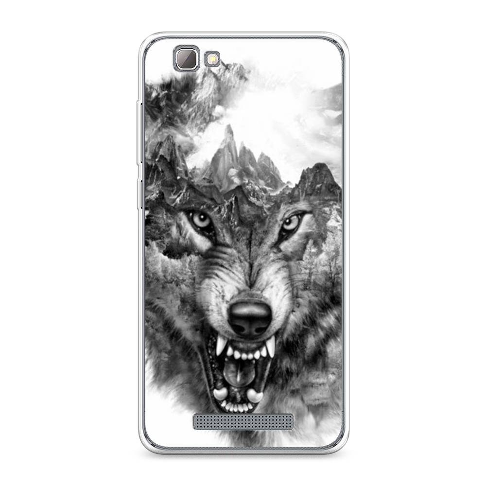 

Чехол Awog на ZTE Blade A610 / ЗТЕ Блэйд A610 "Волк в горах", 130950-1