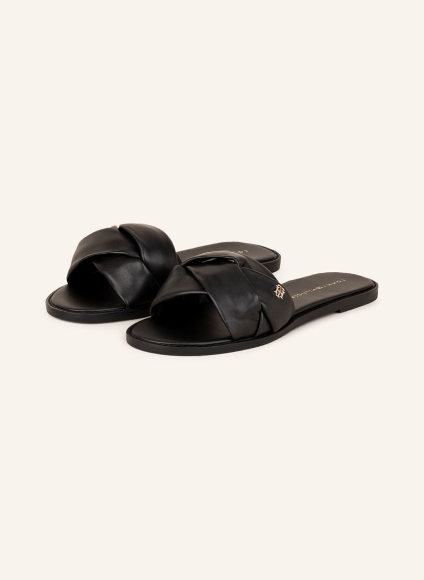 

Шлепанцы женские Tommy Hilfiger 1001294758 черные 38 RU (доставка из-за рубежа), 1001294758