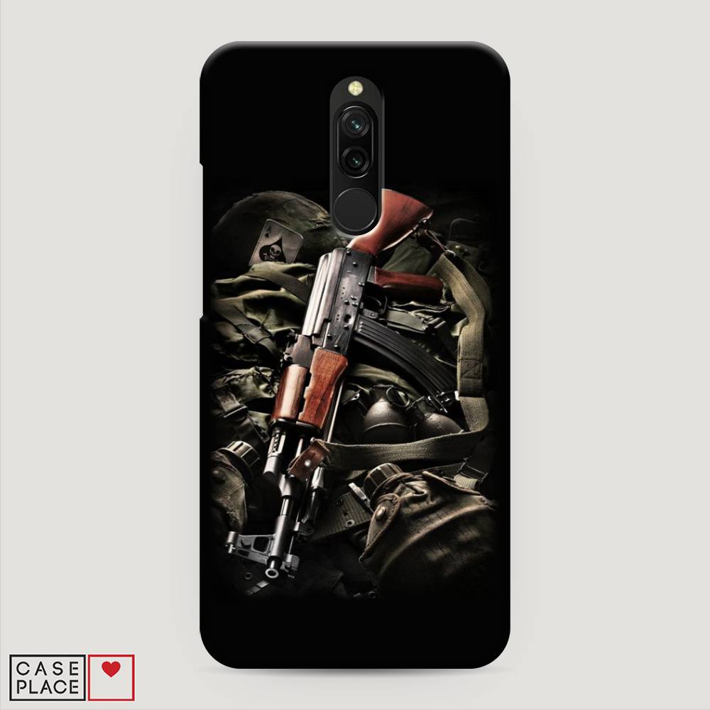 

Пластиковый чехол "Автомат" на Xiaomi Redmi 8, 37120-4