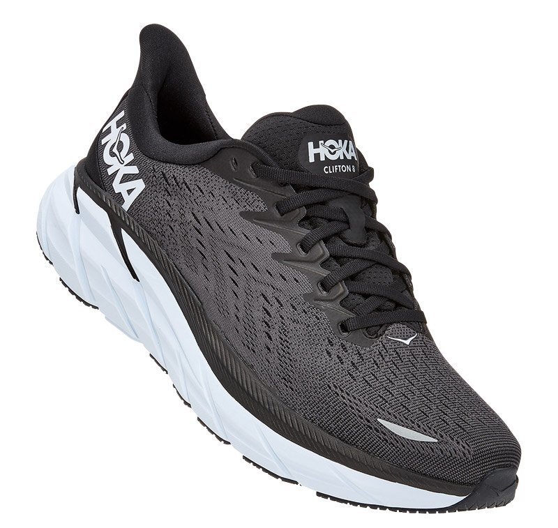 

Кроссовки мужские Hoka Clifton 8 черные 9 US, Черный, Clifton 8 Wide