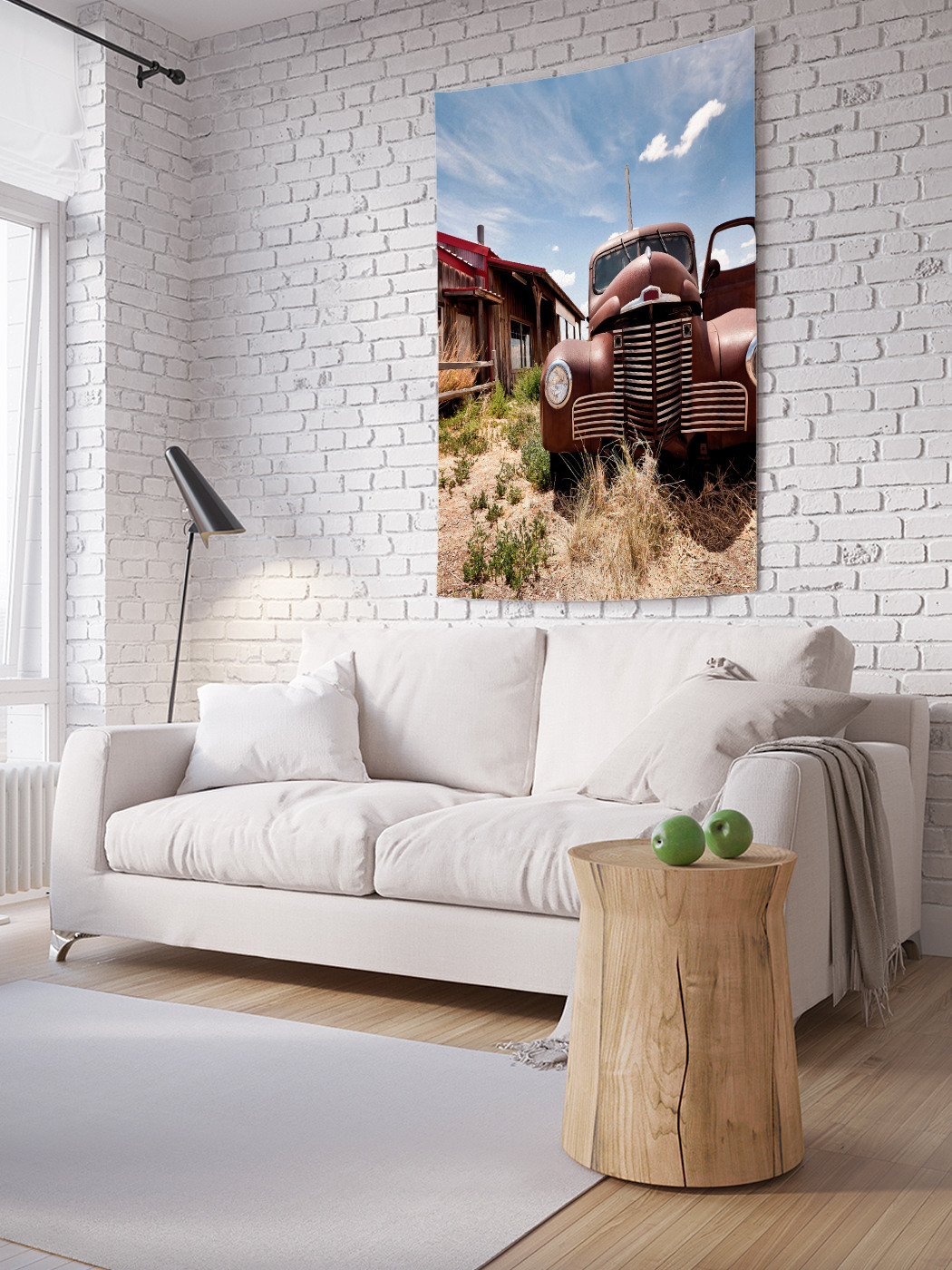 

Вертикальное фотопанно на стену JoyArty Брошенное авто 100x150 см, Брошенное авто