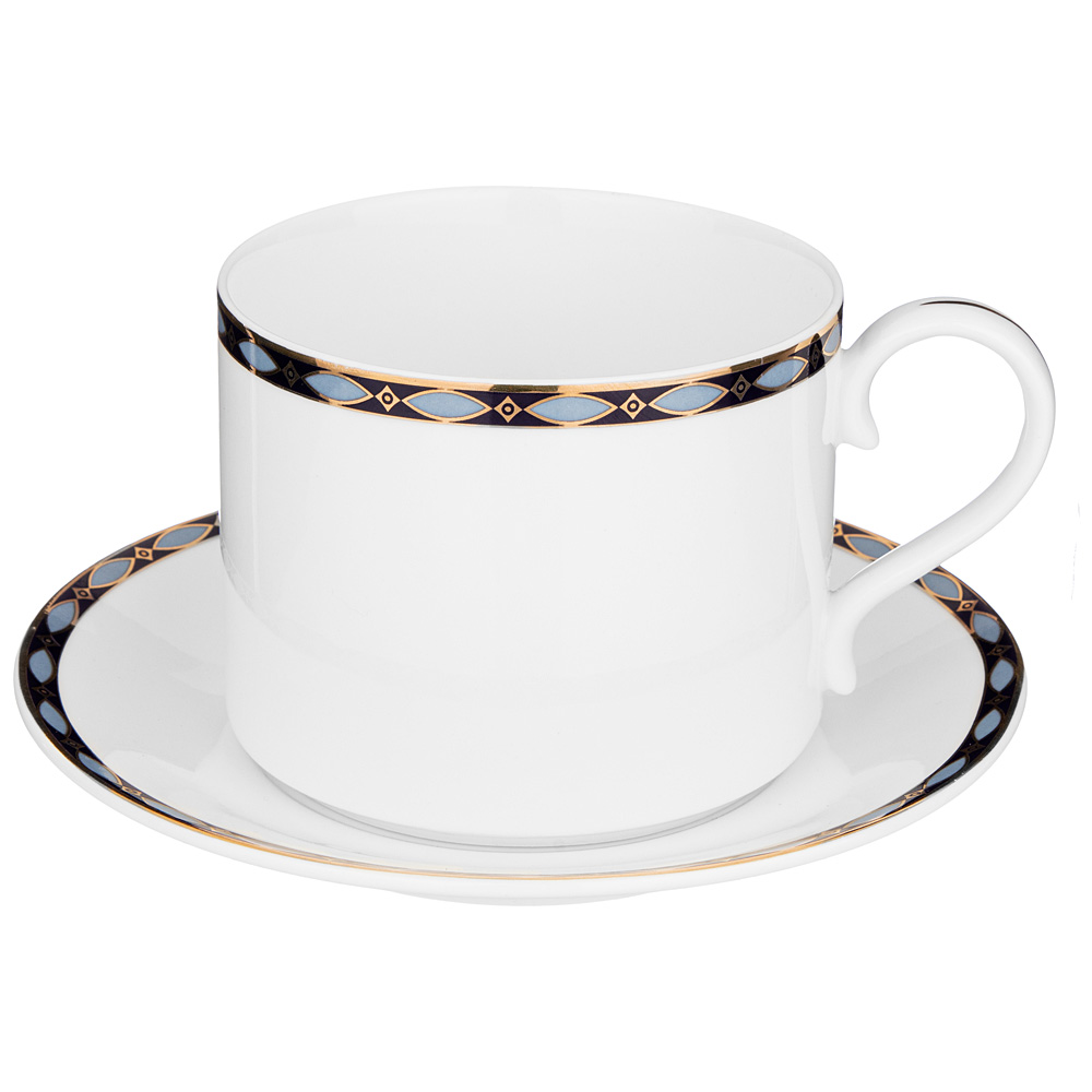 

Чайная пара Lefard glamour 300 мл синяя, Разноцветный