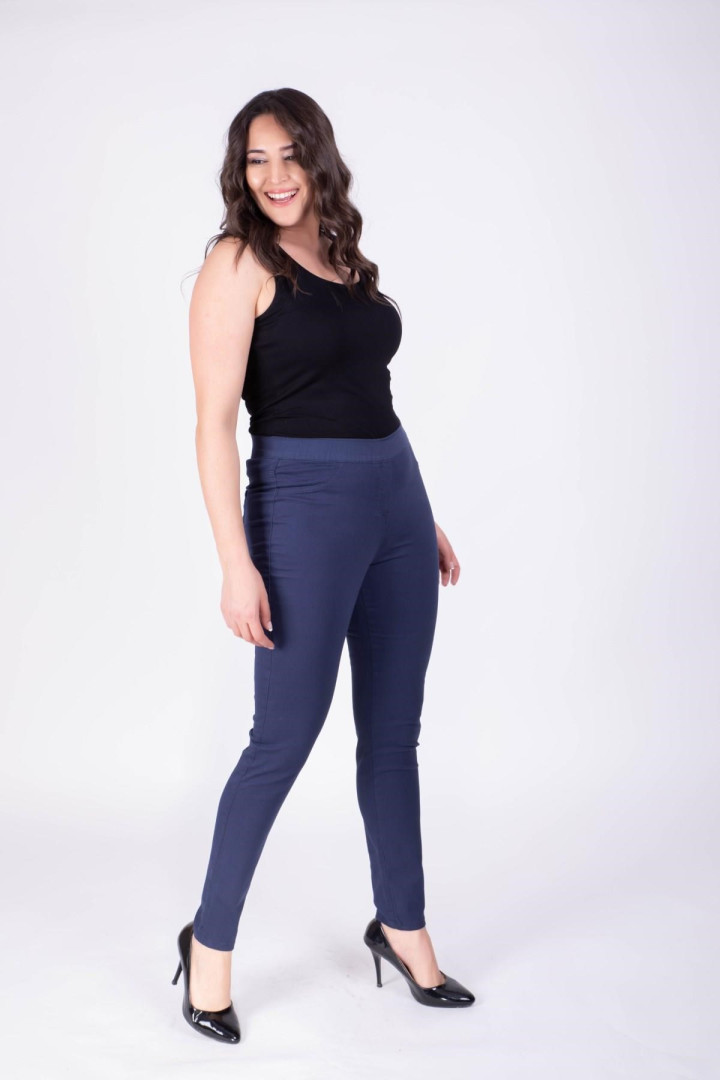 

Леггинсы женские My Line Moda 19 синие 48 RU (товары доставляются из-за рубежа), 19