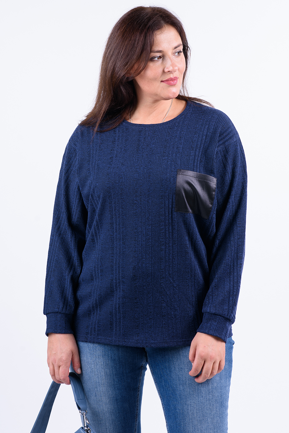 

Джемпер женский SVESTA CL2777Ble синий 58 RU, CL2777Ble