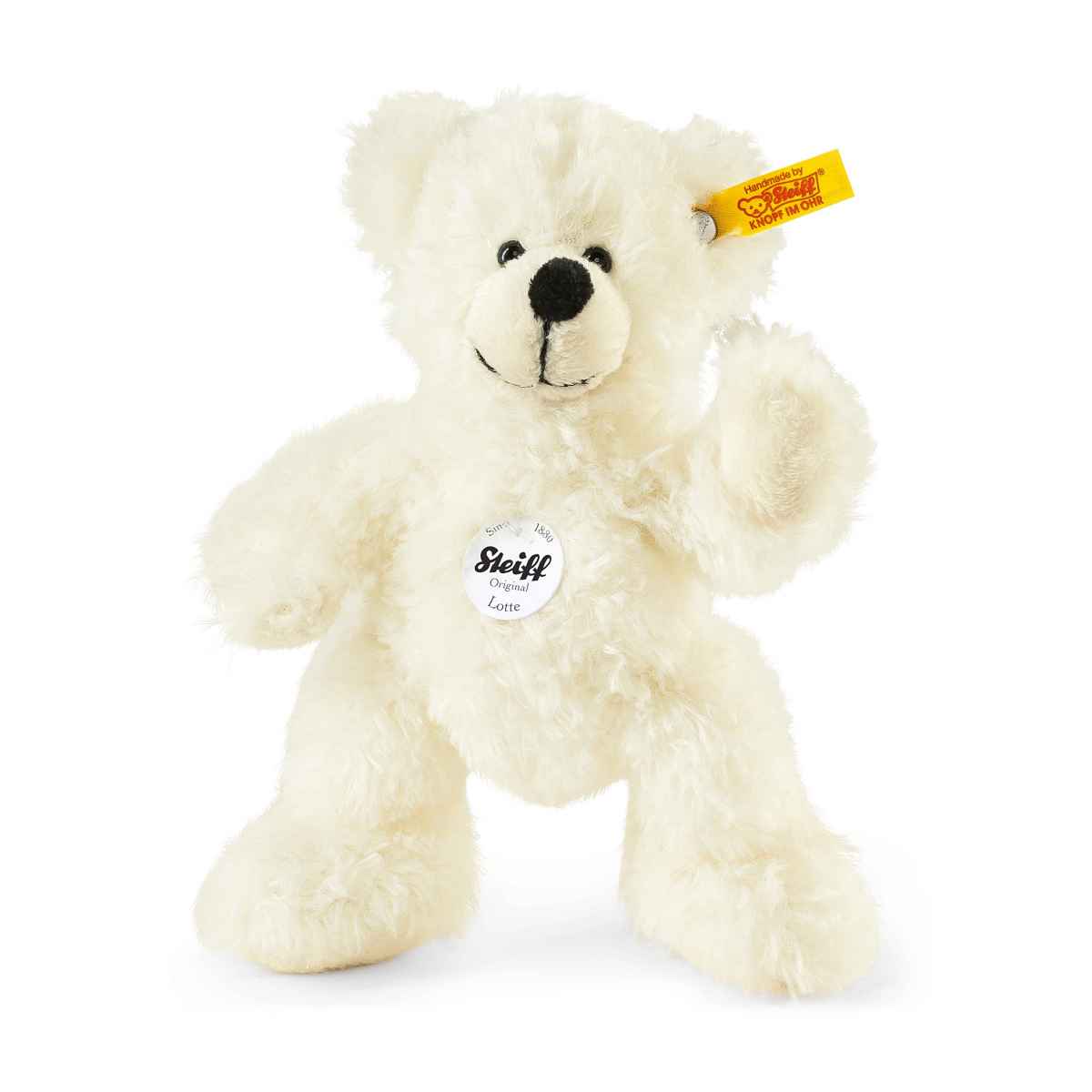 Мягкая игрушка Steiff Lotte Teddy bear Штайф Мишка Тедди Лотте белый, 18 см
