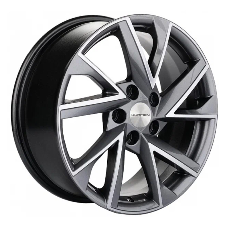 

Колесный диск KHOMEN WHEELS, KHW1714 (CX-5/i40/X-Trail) 7x17/5x114.3ET45 67.1 Gray-Fp