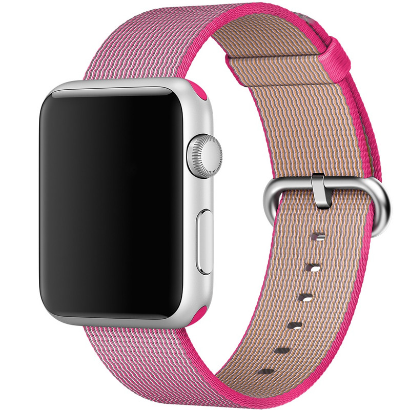 

Ремешок нейлоновый Apple Watch Pink Woven Nylon (Розовый) 38mm MM9P2ZM/A, Ремешок нейлоновый Pink Woven Nylon (Розовый) Apple Watch 38mm (40mm; 41mm) MM9P2ZM/A