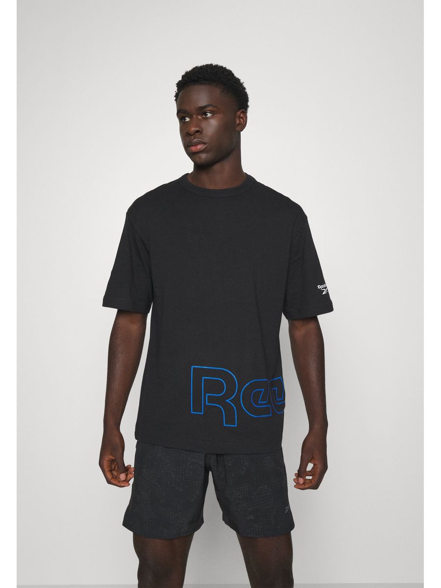 

Футболка мужская Reebok RE542D1B0 черная S, Черный, RE542D1B0