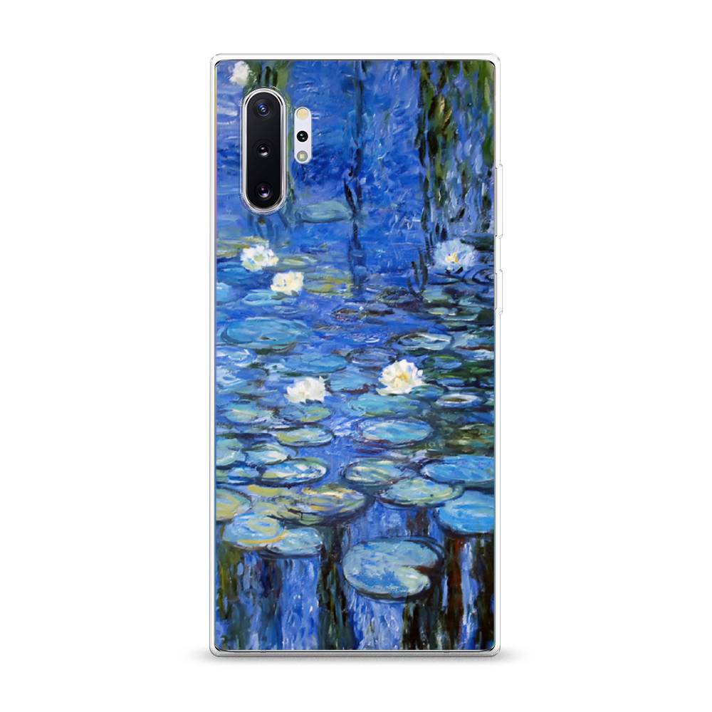 

Чехол для Samsung Galaxy Note 10 Plus "Нарисованный пруд", Синий;зеленый, 28550-4