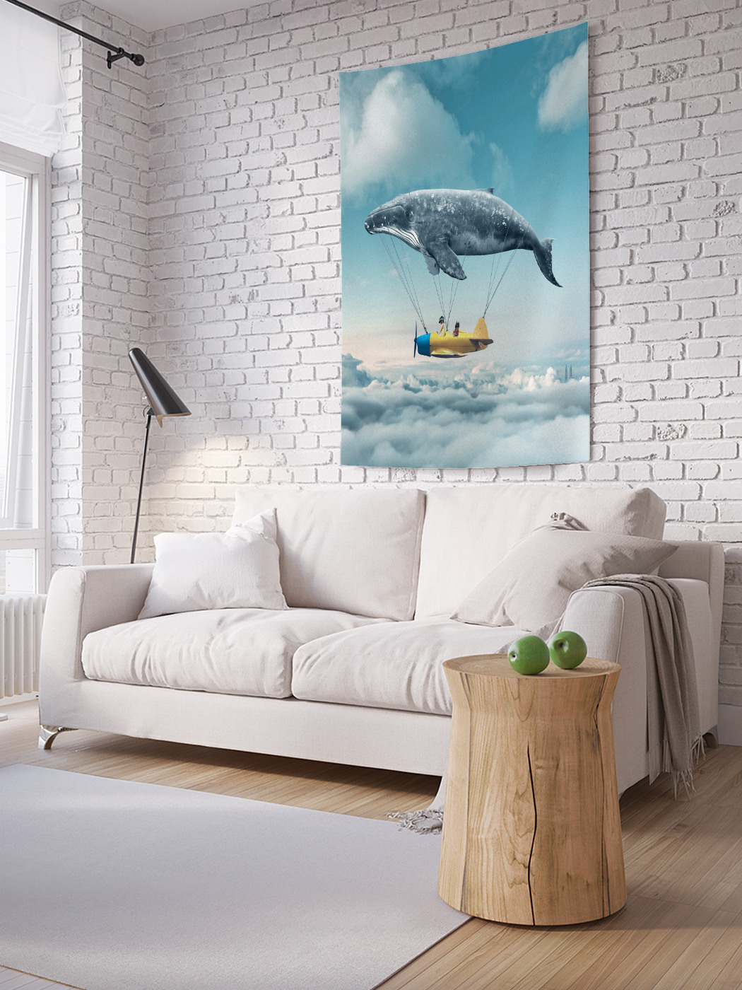 

Вертикальное фотопанно на стену JoyArty Китовый самолет 100x150 см, Китовый самолет