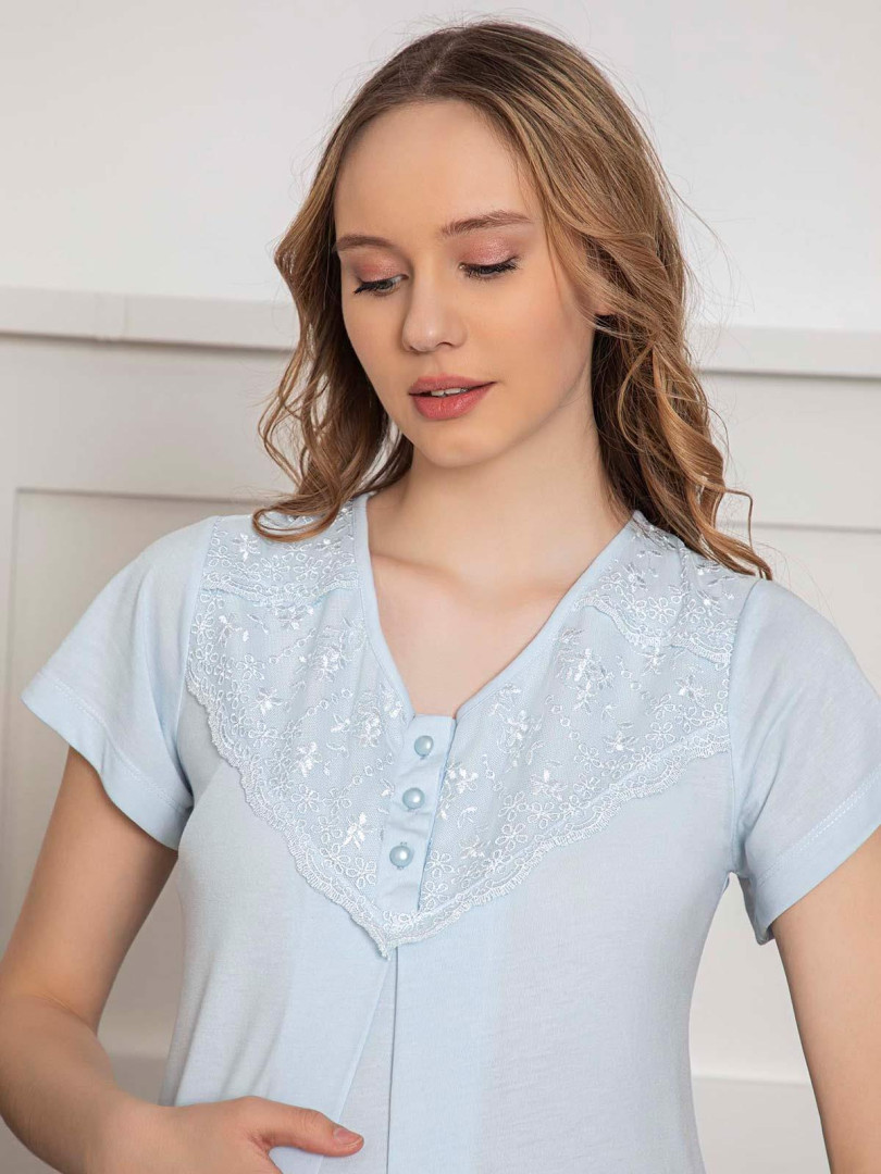 

Пижама для беременных Civil 22D642202Y21 синяя M (товары доставляются из-за рубежа), 22D642202Y21