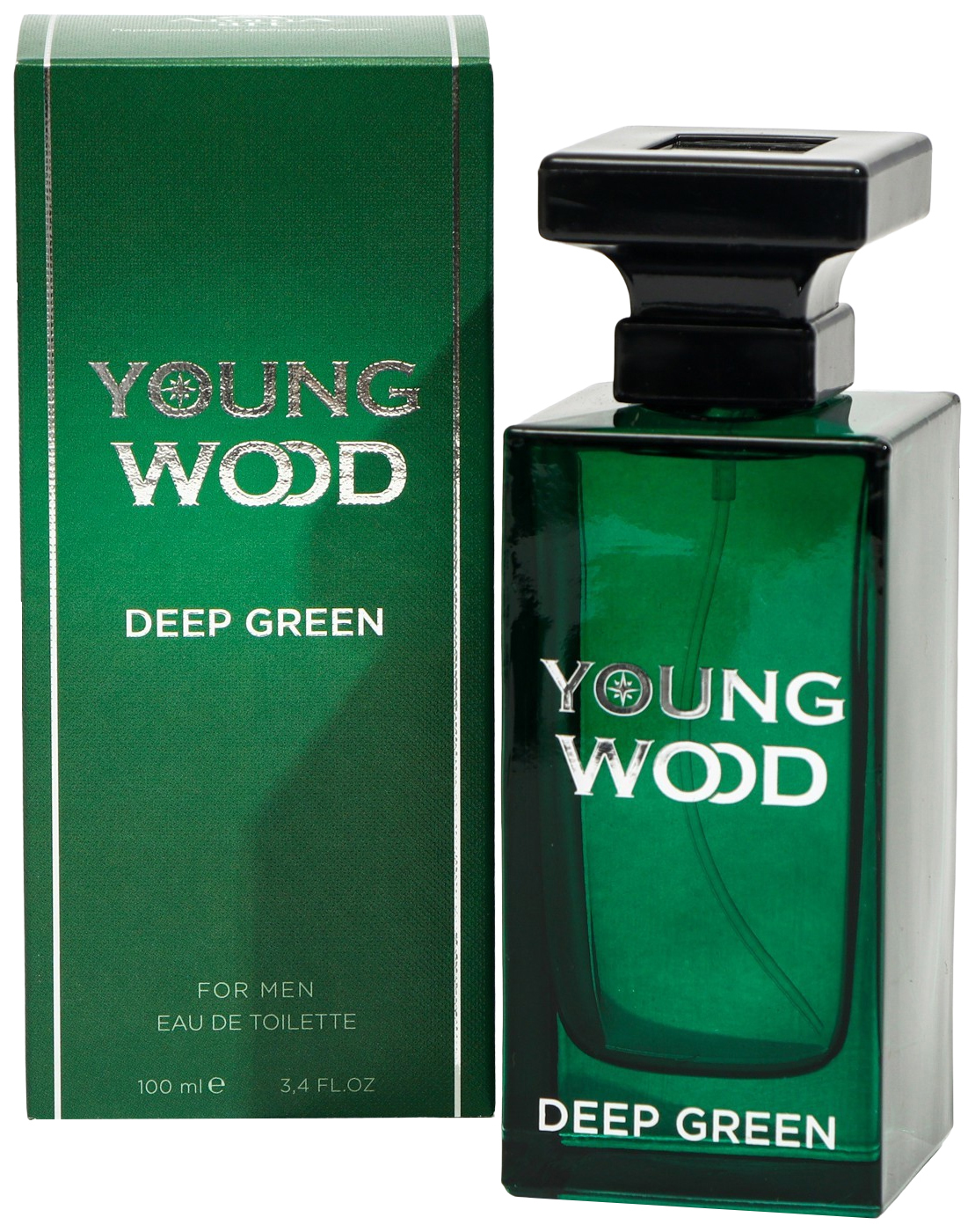 

Туалетная вода мужская Young Wood "Deep Green", 100 мл