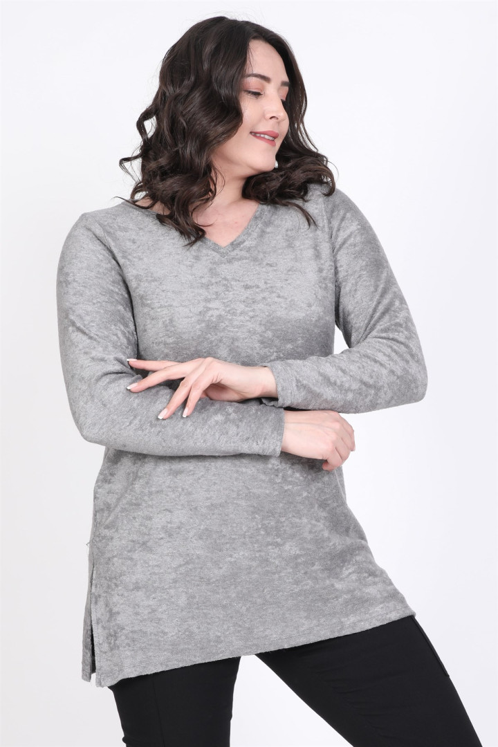 

Лонгслив женский My Line Moda 734 серый 2XL (товары доставляются из-за рубежа), 734