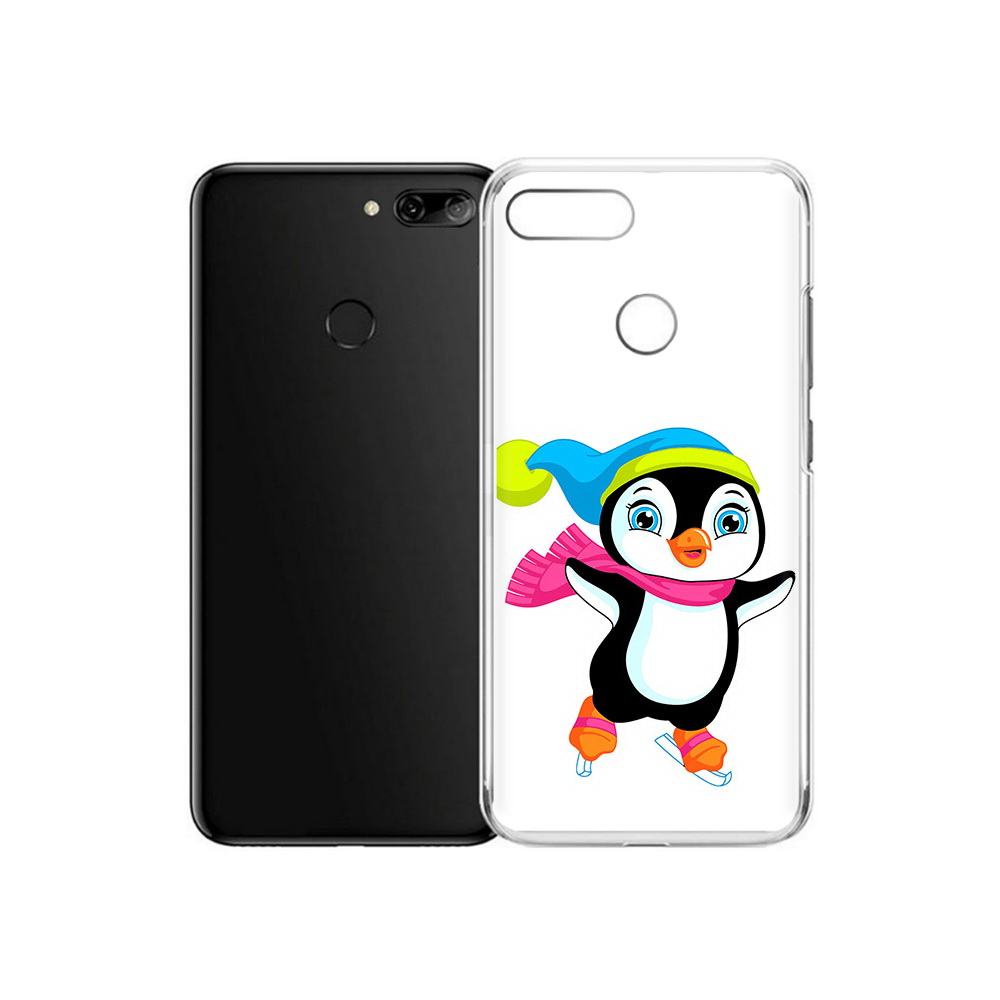 

Чехол MyPads Tocco для Alcatel 1S пингвин на коньках (PT227137.662.540), Прозрачный, Tocco