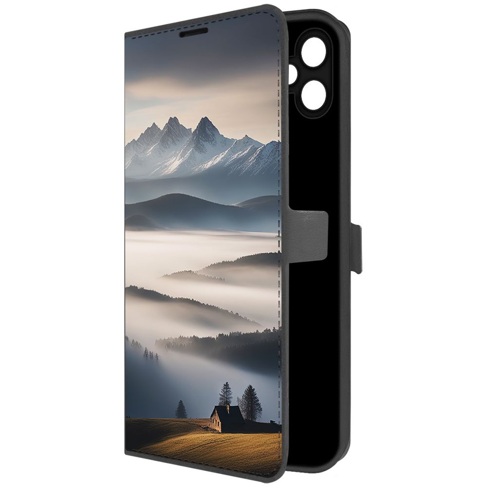 

Чехол-книжка Krutoff Eco Book для Samsung Galaxy A05 Туман (черный)