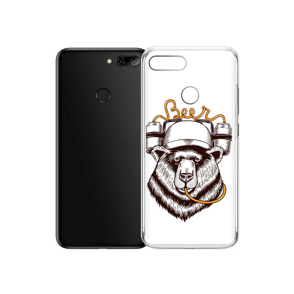 

Чехол MyPads Tocco для Alcatel 1S пивной медведь (PT227137.662.538), Прозрачный, Tocco