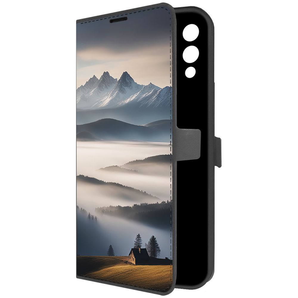 

Чехол-книжка Krutoff Eco Book для Infinix Hot 12i Туман (черный)