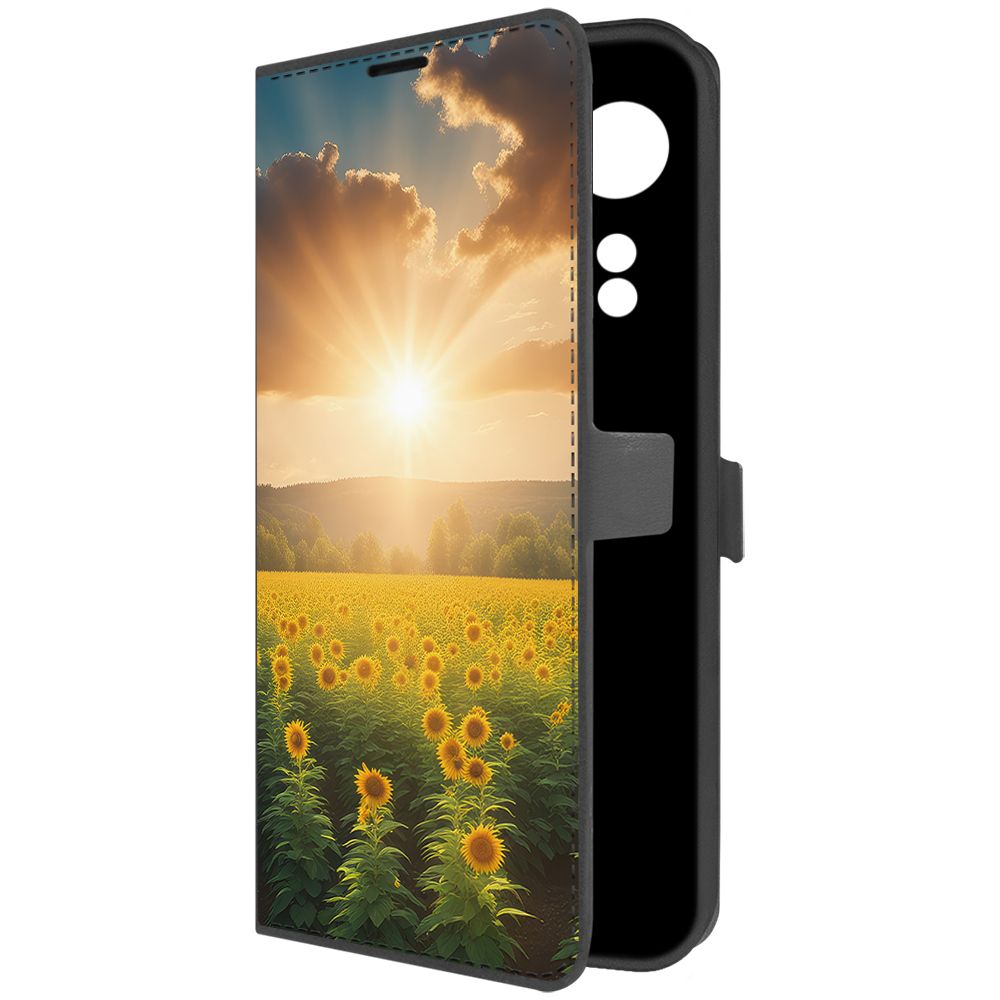 

Чехол-книжка Krutoff Eco Book для Oppo A78 4G Солнечно (черный)