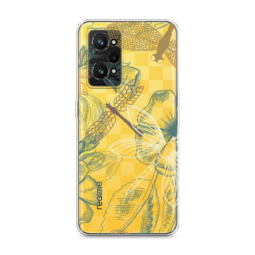 

Чехол Awog на Realme GT Neo 3T "Тени стрекоз", Разноцветный, 2510750-8