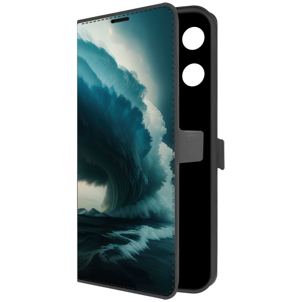 

Чехол-книжка Krutoff Eco Book для Infinix Note 30 Pro Торнадо (черный)