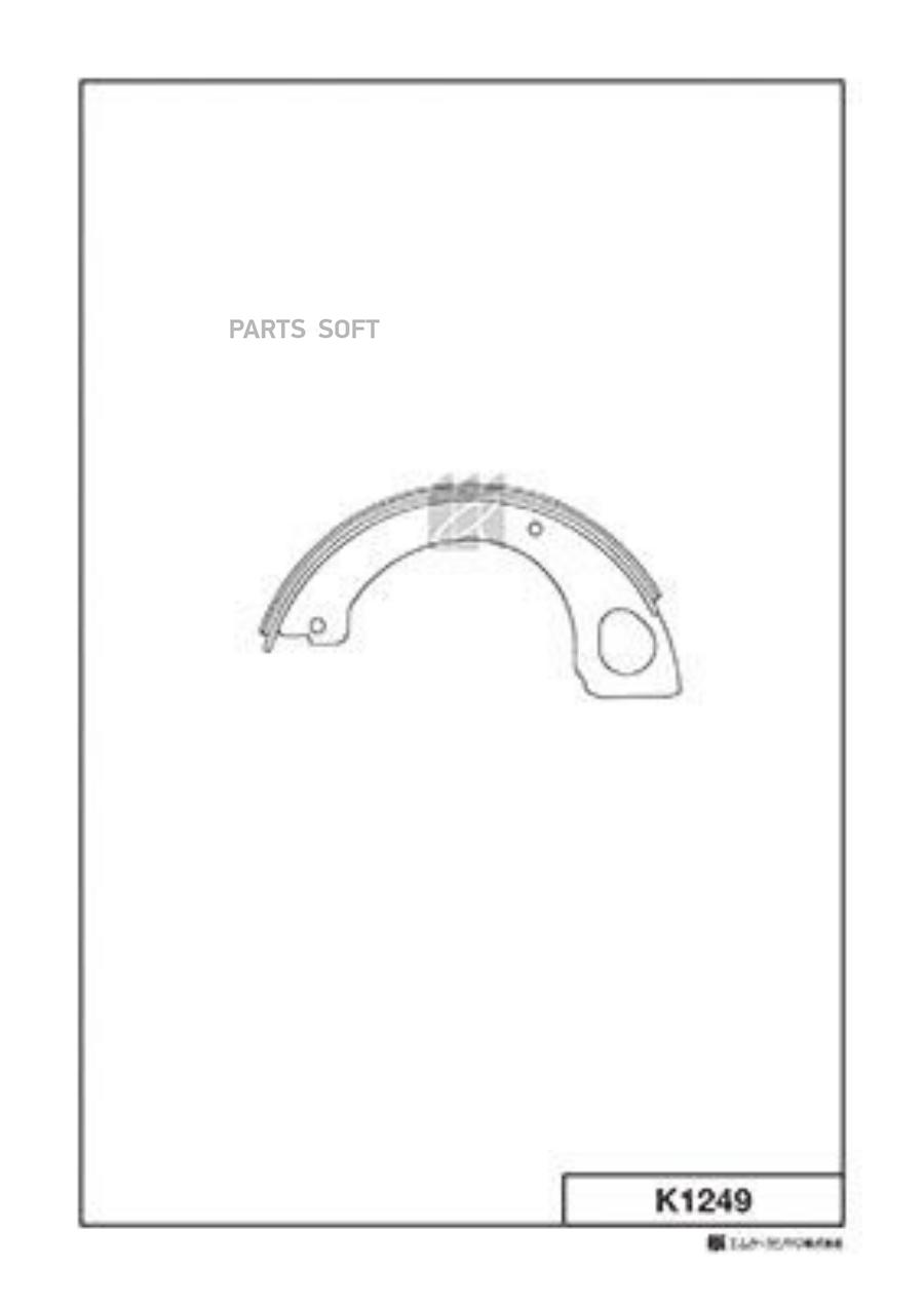 

Тормозные колодки Kashiyama барабанные задние K1249
