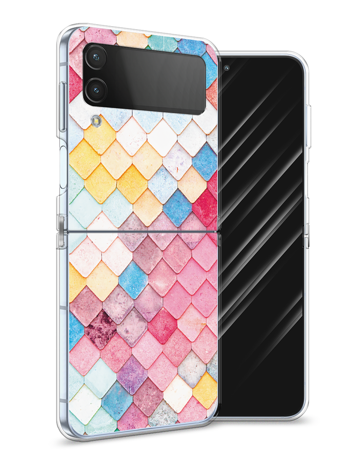 

Чехол Awog на Samsung Galaxy Z Flip 4 / Самсунг Z Flip 4 "Нежные ромбики", Разноцветный, 2106650-4