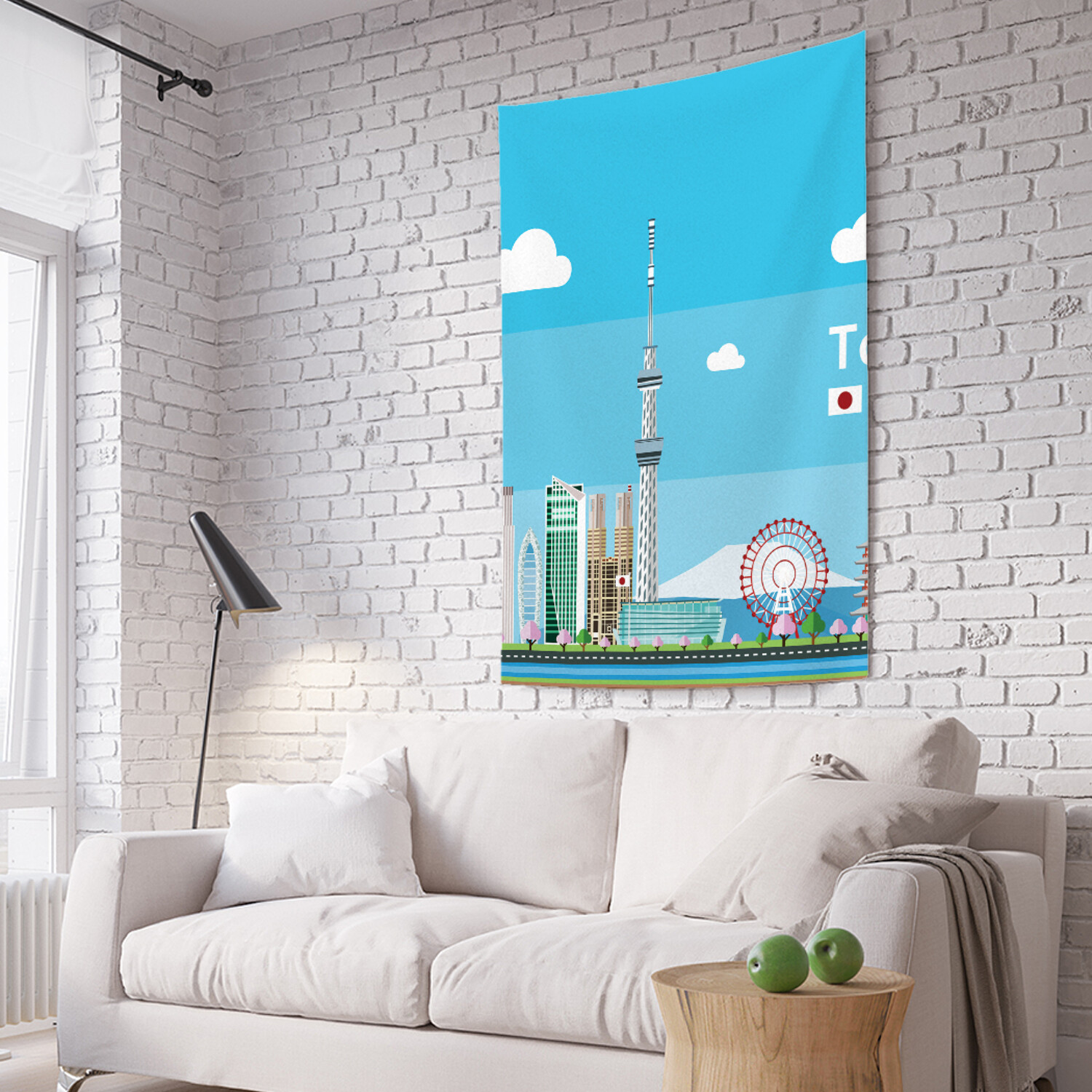 

Вертикальное фотопанно на стену JoyArty Префектура Токио 150x200 см, Префектура Токио