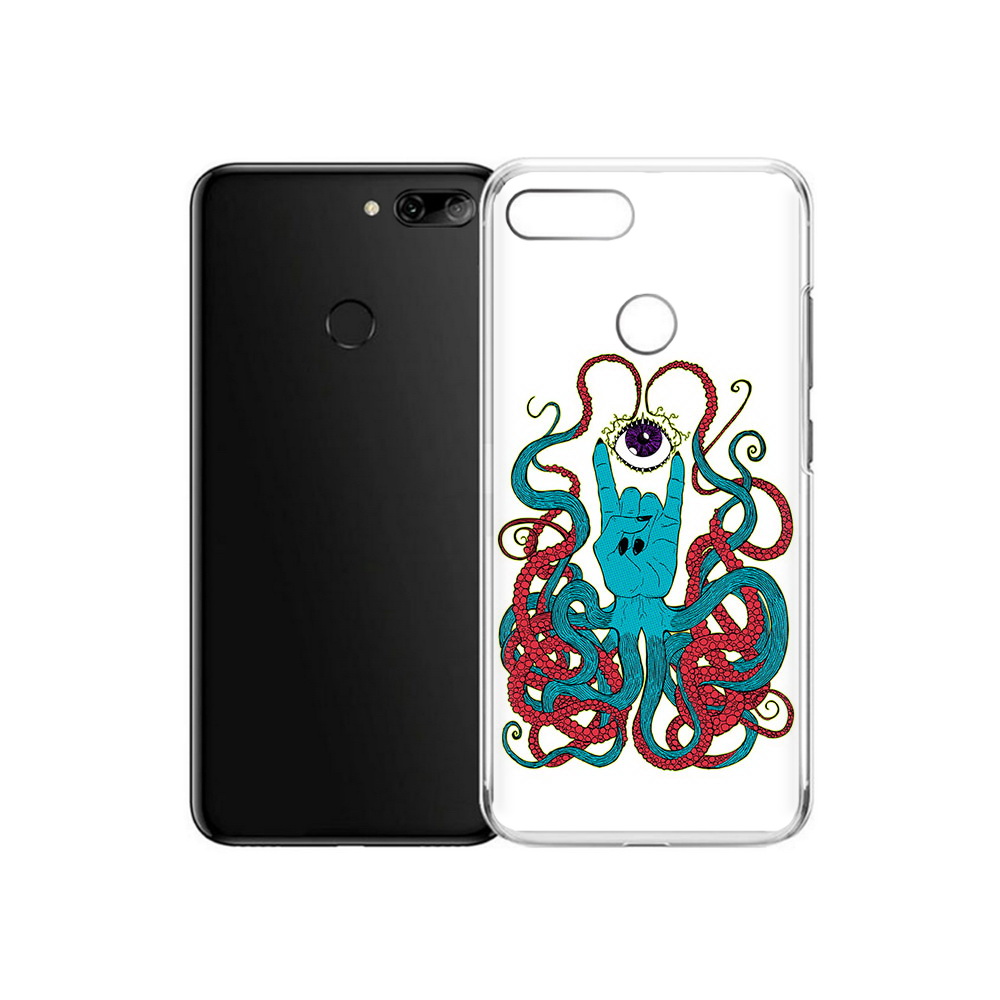 

Чехол MyPads Tocco для Alcatel 1S осьминог-рука абстракция (PT227137.662.530), Прозрачный, Tocco