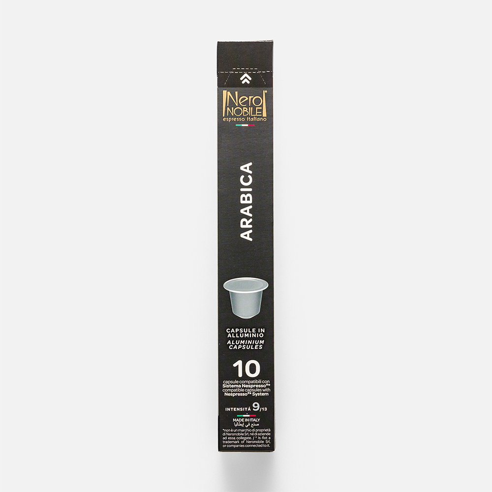 

Кофе в капсулах Neronobile Arabica для кофемашин Nespresso, 10 шт