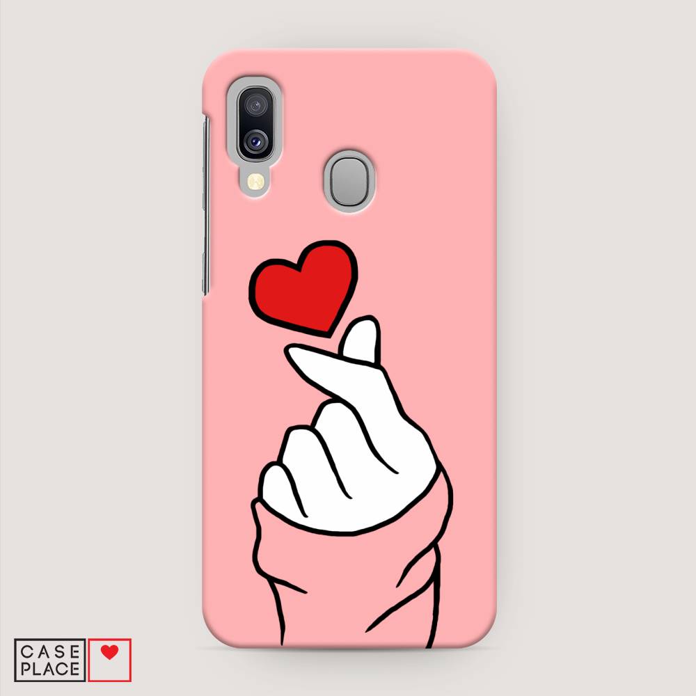 

Пластиковый чехол "Милое сердечко" на Samsung Galaxy A40