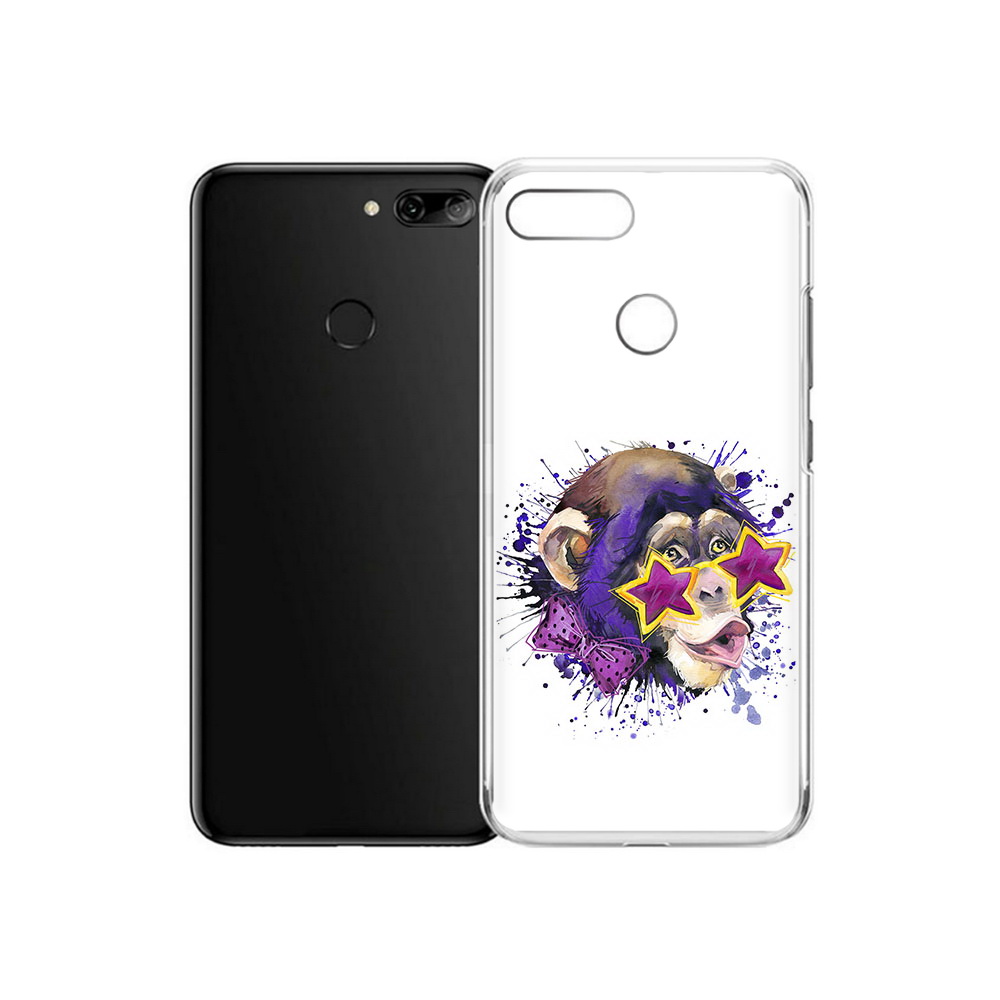 

Чехол MyPads Tocco для Alcatel 1S обезьяна в очках (PT227137.662.524), Прозрачный, Tocco