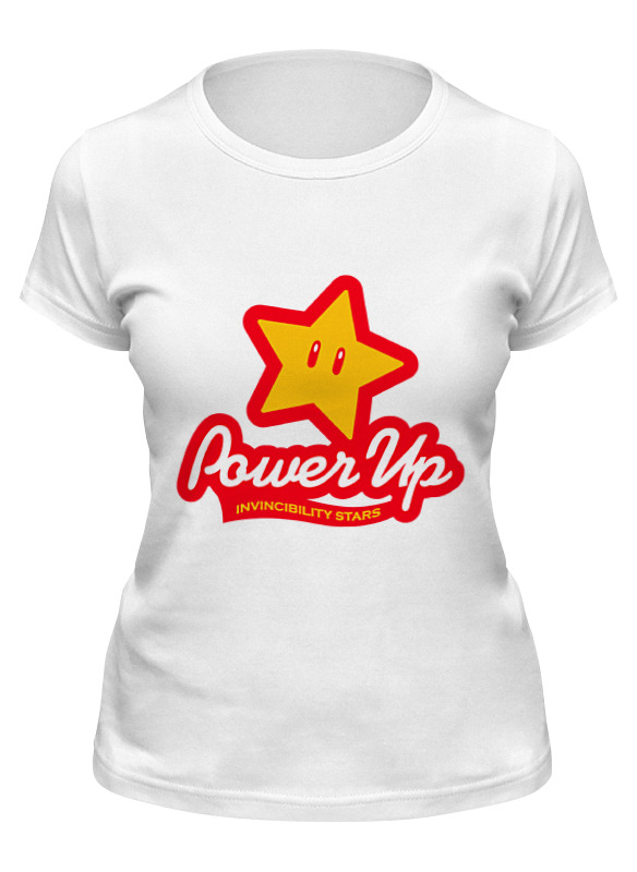 

Футболка женская Printio Звезда из марио (power up) белая S, Белый, Звезда из марио (power up)