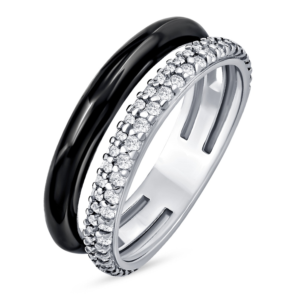 

Кольцо из серебра р.  585Gold 701013266, фианит\фианит, 701013266