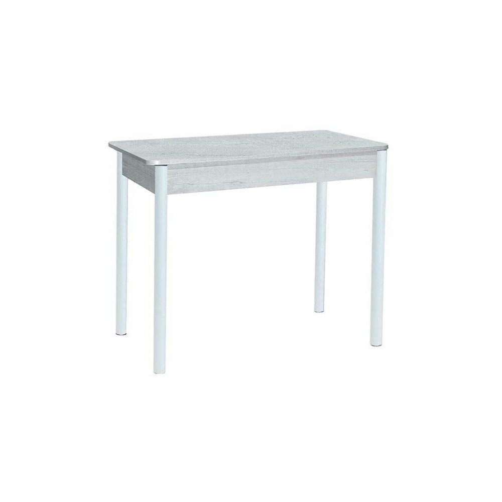 Нью йорк стол обеденный раздвижной / бетон белый/белый