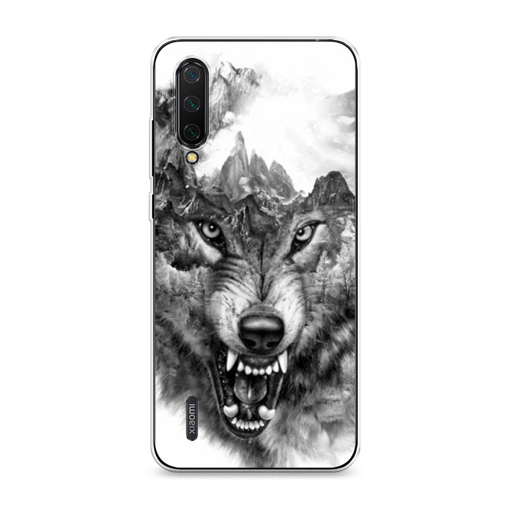 

Силиконовый чехол "Волк в горах" на Xiaomi Mi A3 Lite, Разноцветный, 36250-1