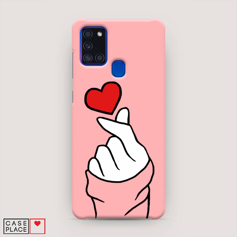 

Пластиковый чехол "Милое сердечко" на Samsung Galaxy A21s, 2100220-5