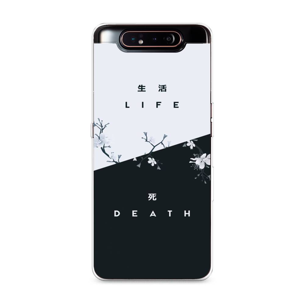 

Чехол Awog на Samsung Galaxy A80 "Life and death", Разноцветный, 28350-7