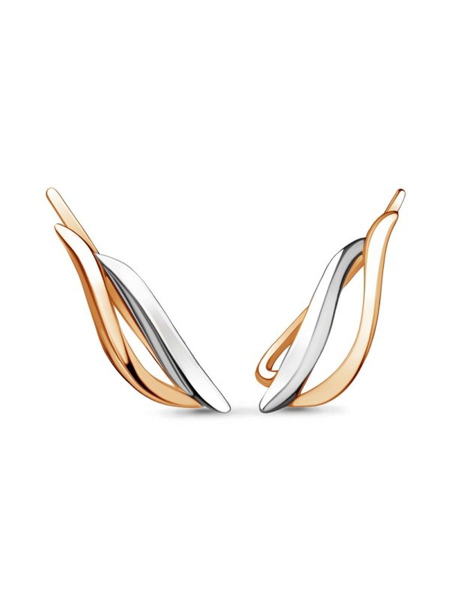 

Серьги клаймберы из золота TEO MAORI 833117.8, 833117.8