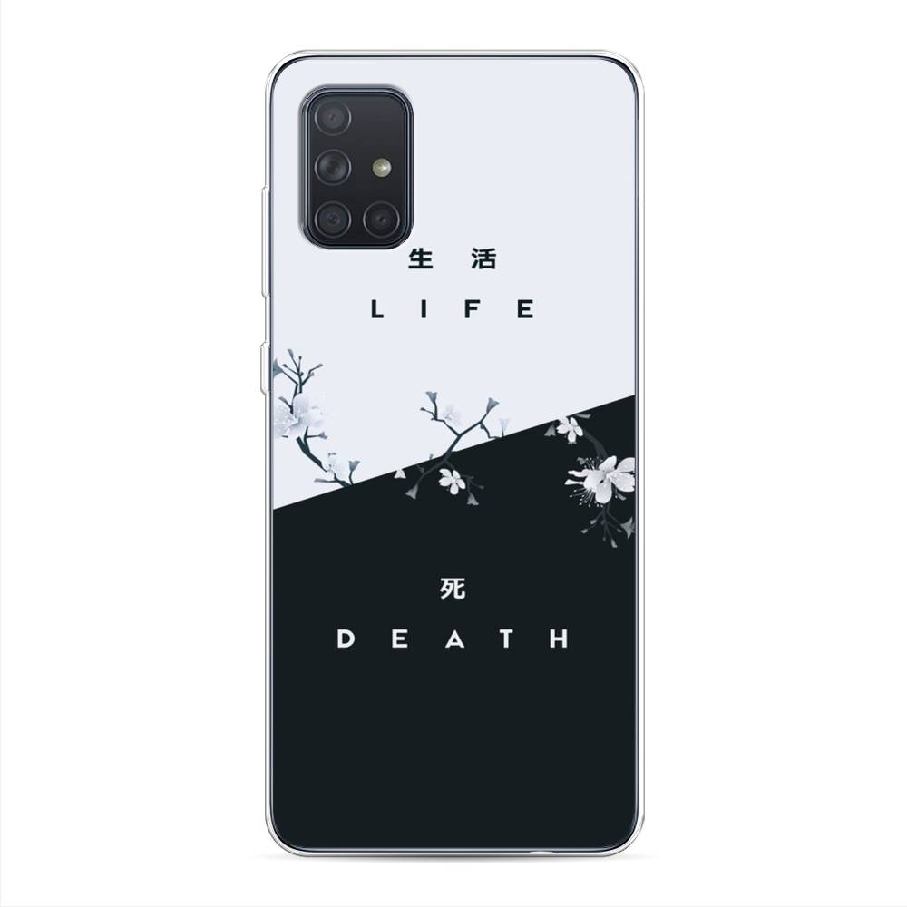 фото Силиконовый чехол "life and death" на samsung galaxy a71 awog