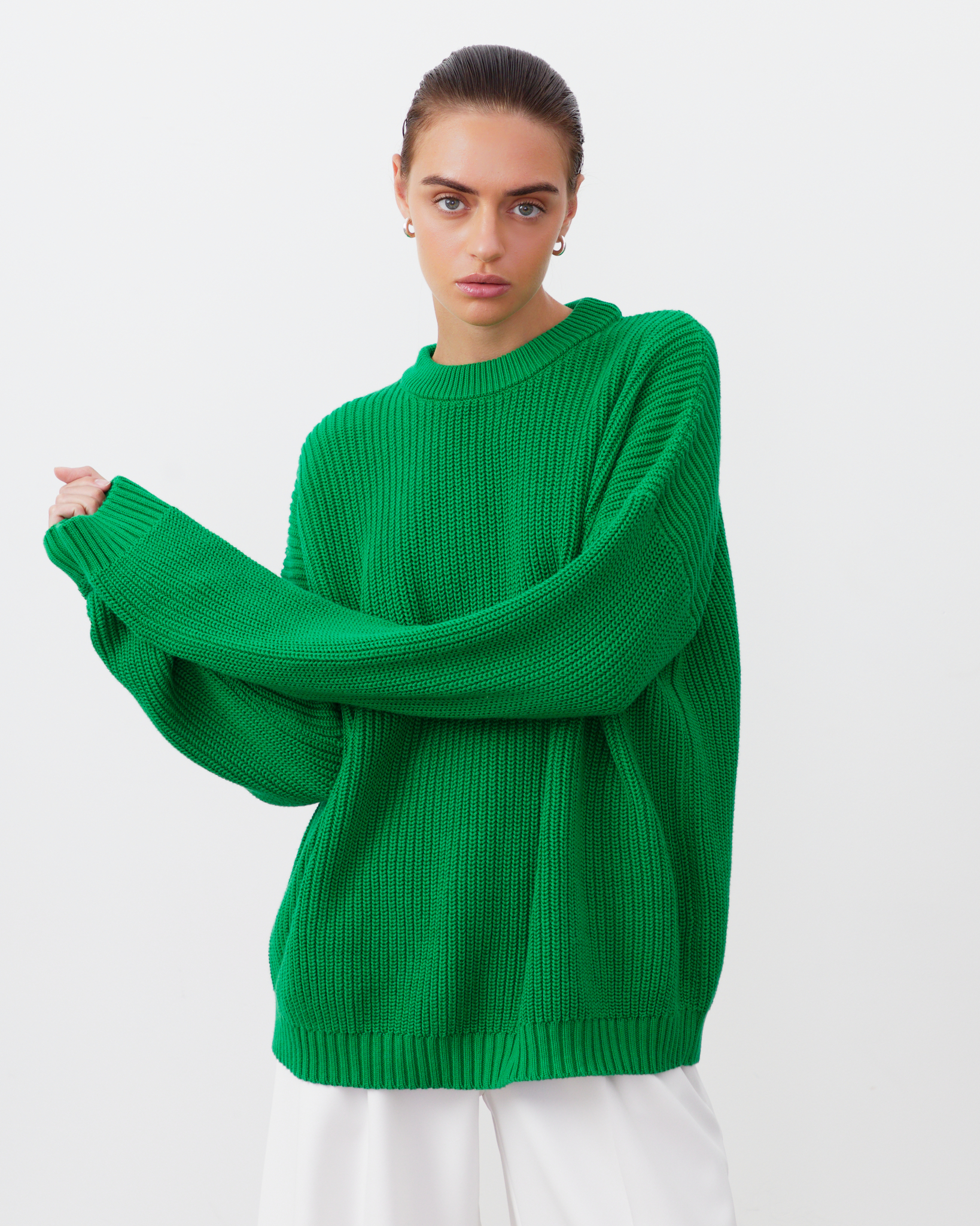 

Свитер женский Charmstore TR-006 зеленый one size, TR-006