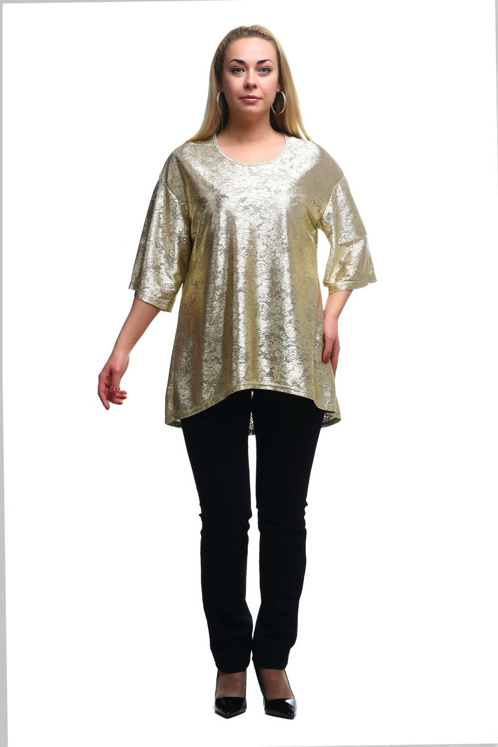 

Туника женская OLSI 1806016 золотистая 70 RU, 1806016