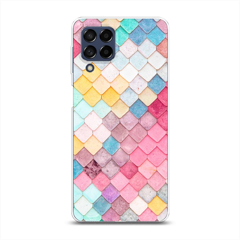 

Чехол Awog на Samsung Galaxy M53 / Самсунг M53 "Нежные ромбики", Разноцветный, 2105850-4