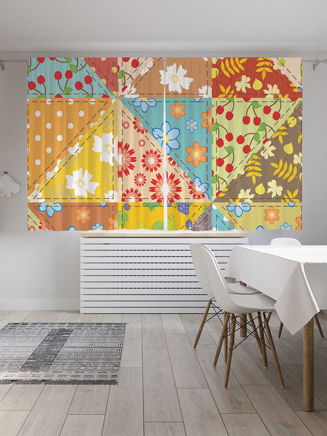 

Классические шторы JoyArty "Пришитые рисунки", серия Oxford DeLux, 2 полотна 145x180 см, Пришитые рисунки