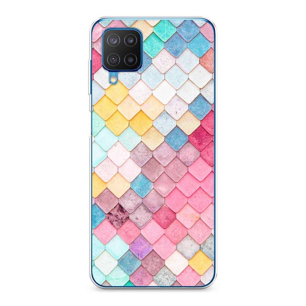 

Чехол Awog на Samsung Galaxy M12 / Самсунг M12 "Нежные ромбики", Разноцветный, 2102650-4