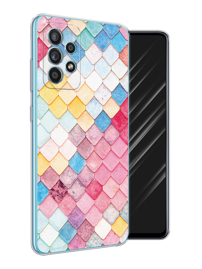 

Чехол Awog на Samsung Galaxy A52s / Самсунг A52s "Нежные ромбики", Разноцветный, 2106550-4
