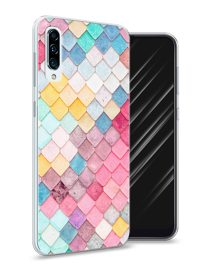 

Чехол Awog на Samsung Galaxy A50/A30S "Нежные ромбики", Разноцветный, 27750-4