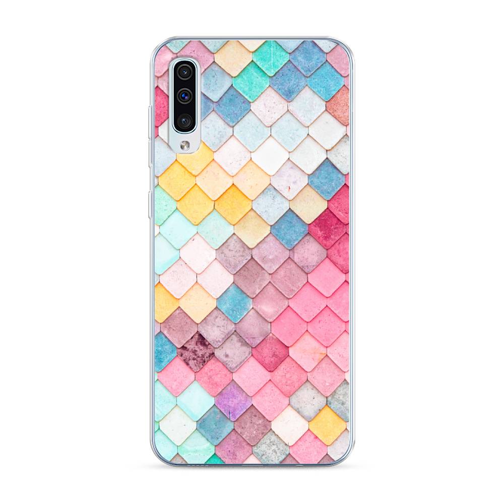 

Чехол Awog на Samsung Galaxy A30s/A50 "Нежные ромбики", Разноцветный, 28850-4