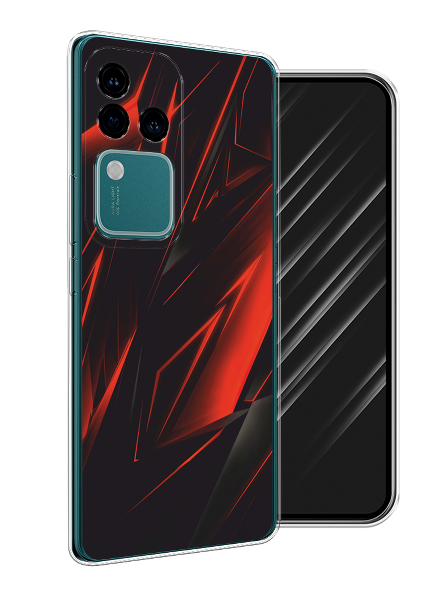 

Чехол Awog на Vivo V30 Pro/S18 Pro "Игровой фон", Бордовый;красный;черный, 269950-1